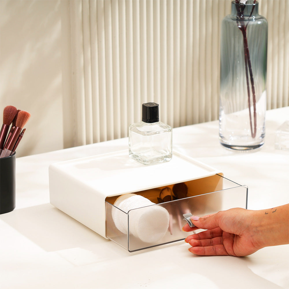 Pax Stackable Slide-out Organiser - White Grey