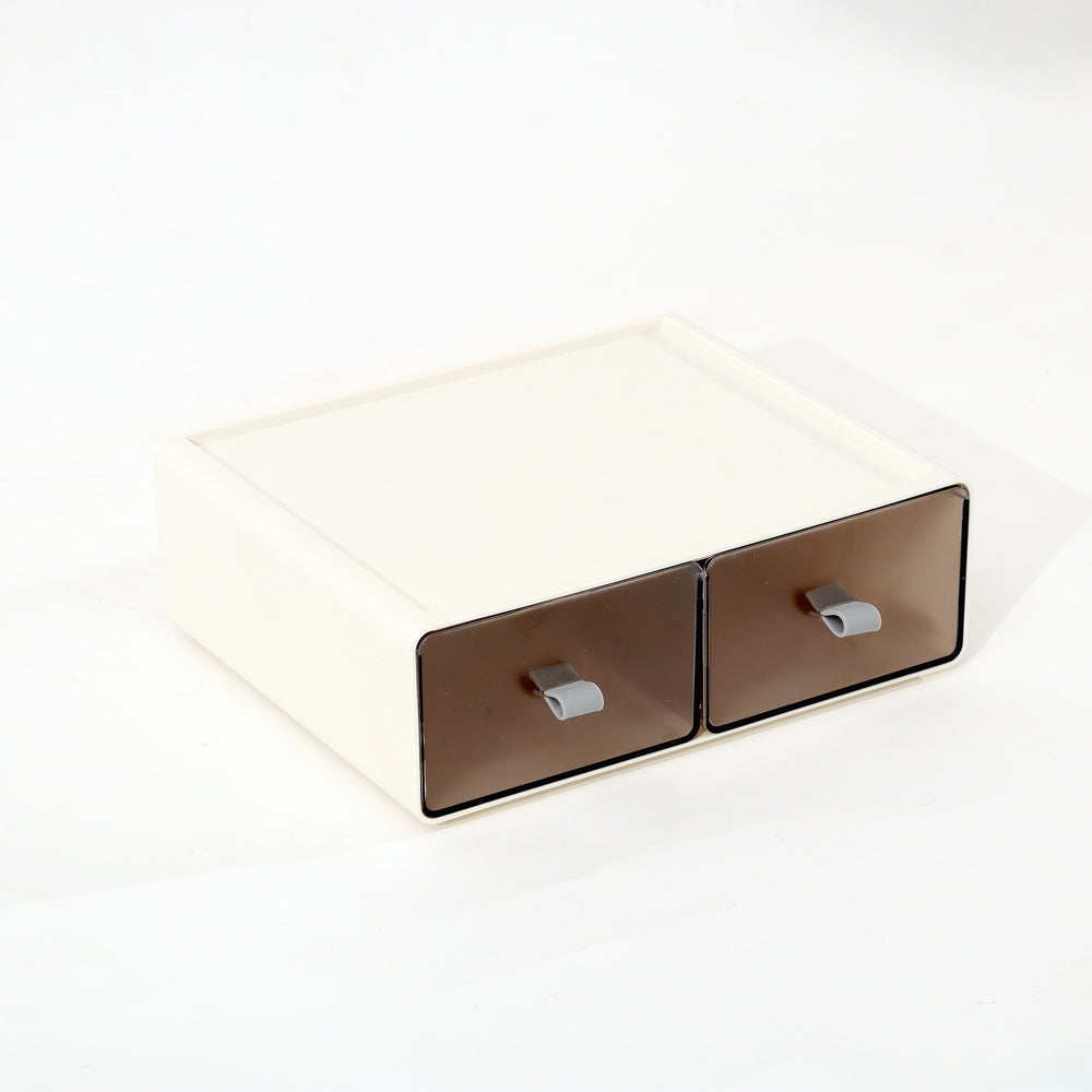 Pax Stackable Duo Slide-out Organiser - White Grey
