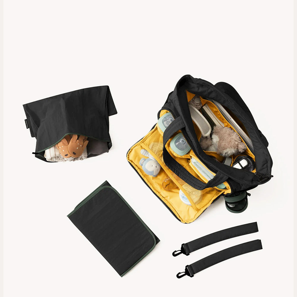 Paz Diaper Tote Bag 25L - Black