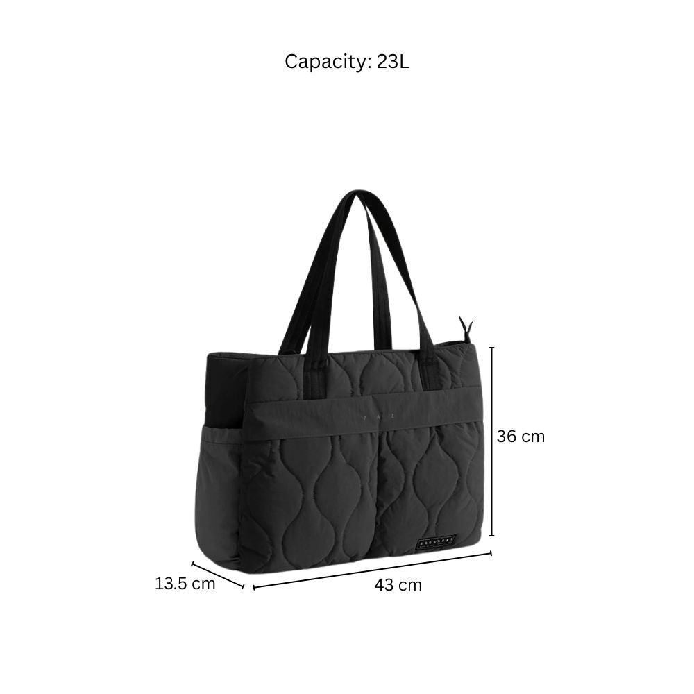 Paz Commute Tote Bag 23L - Black