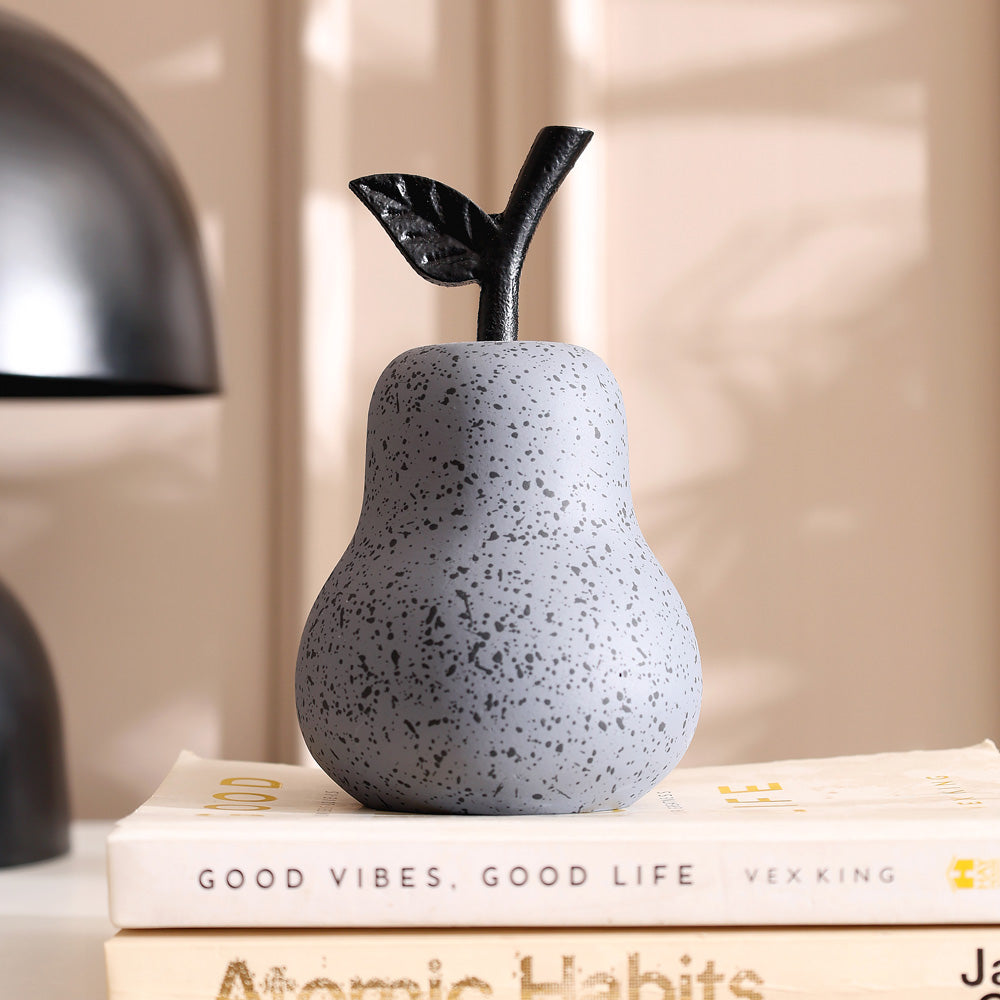 Pear Concrete Accent - Dark Grey