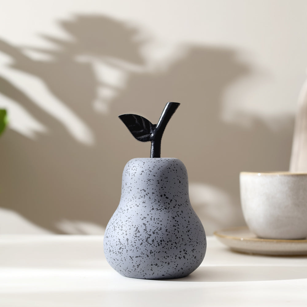 Pear Concrete Accent - Dark Grey