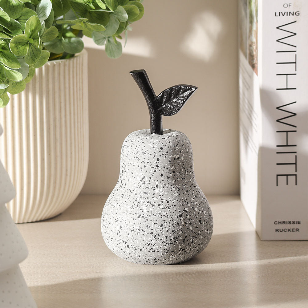 Pear Concrete Accent - Speckled Grey