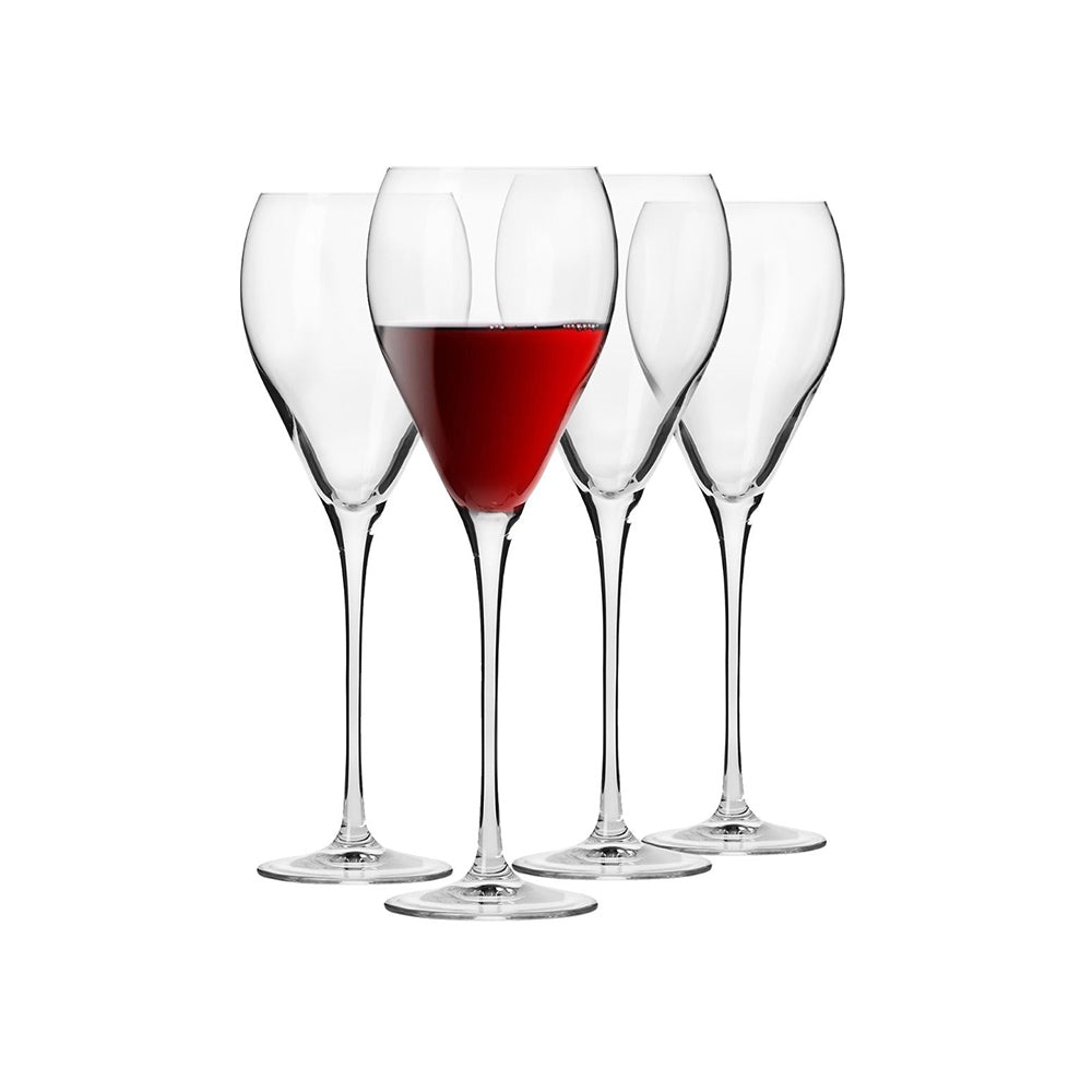 Perla Red Wine Glasses 510ml, Set of 4