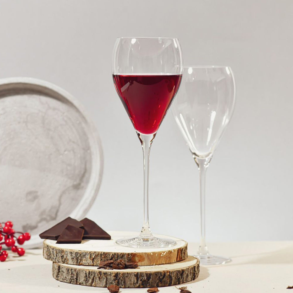 Perla Red Wine Glasses 510ml, Set of 4