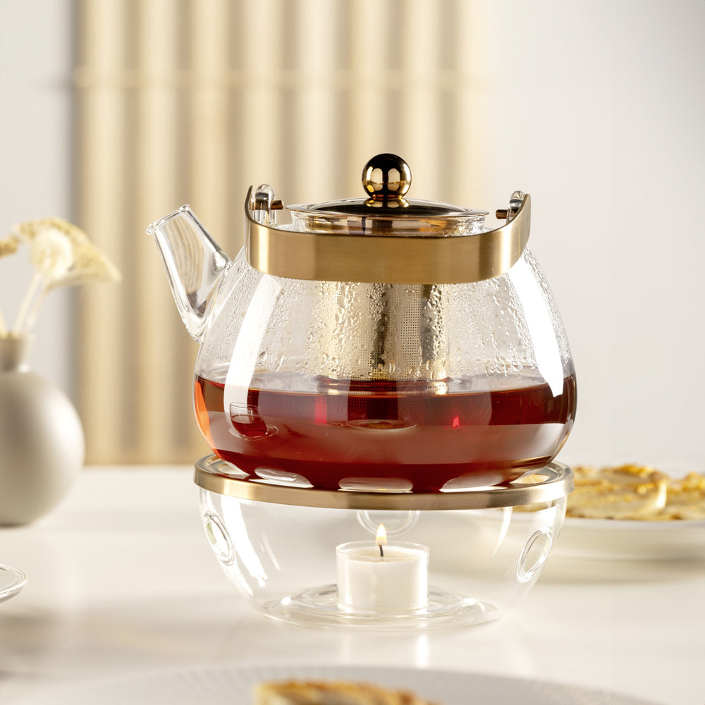 Perte Glass Teapot with Infuser 1.2L