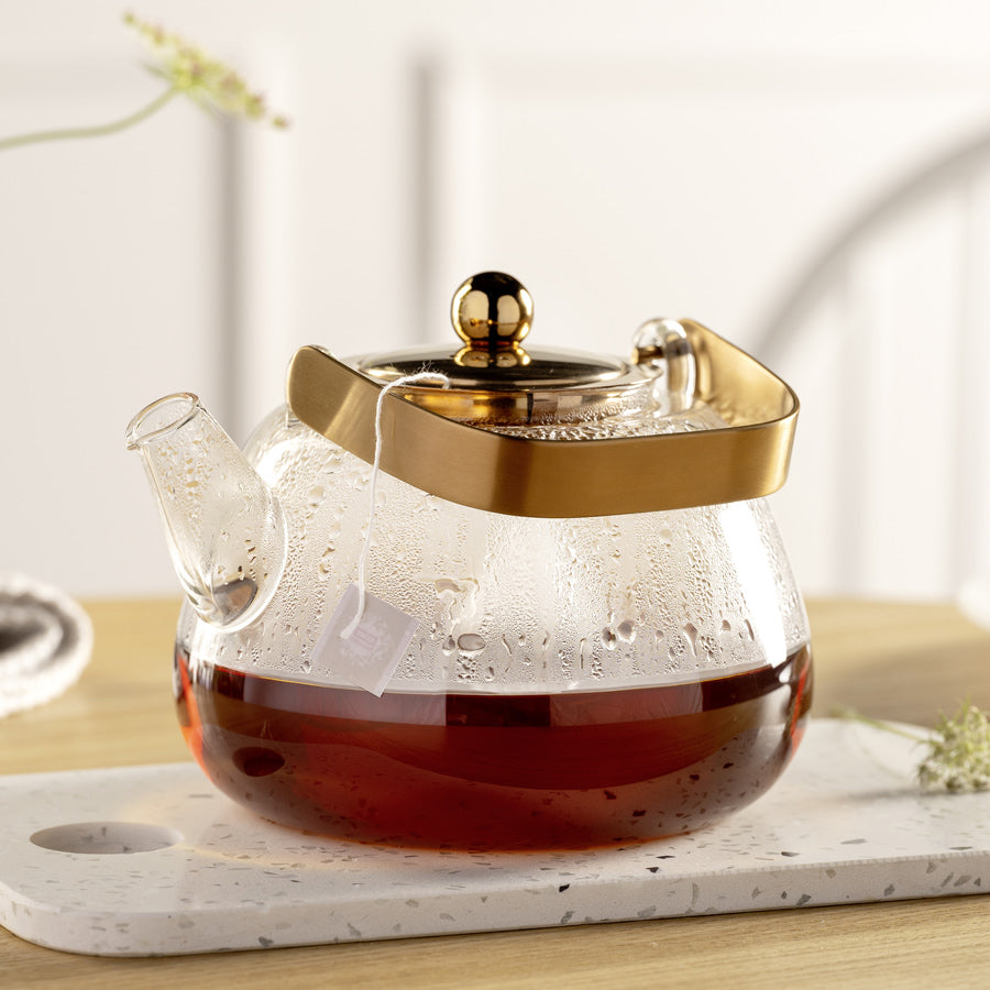 Perte Glass Teapot with Infuser 1.2L