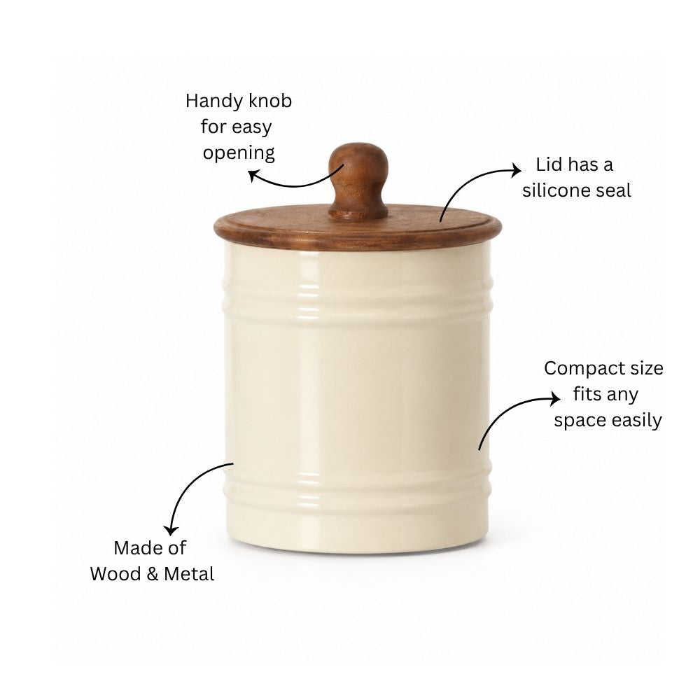 Pico Snack Jar Small - White