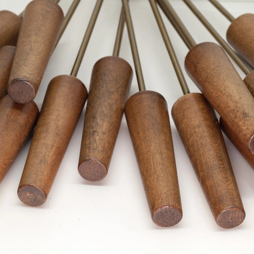 Plug-Inn Wall Clock 58cm - Wood