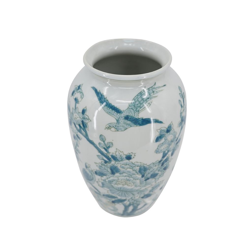 Plum Vase Medium - Blue Pheasant
