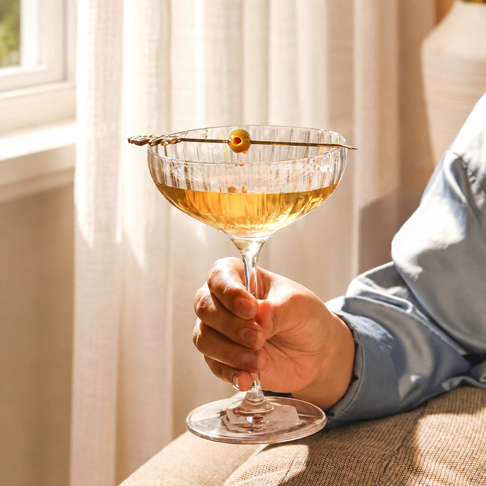 Poesia Champagne Bowl Glasses 260ml, Set of 6