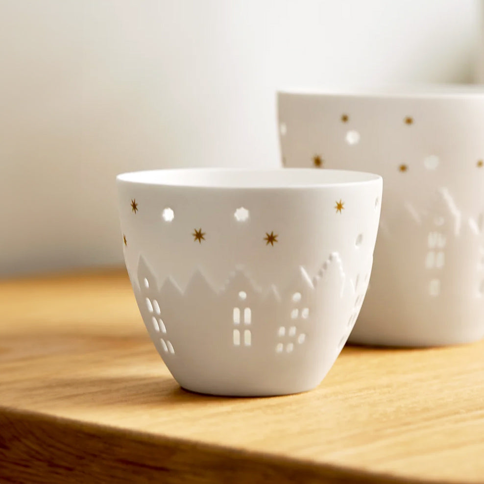 Poetry Village House Tealight Holder Small