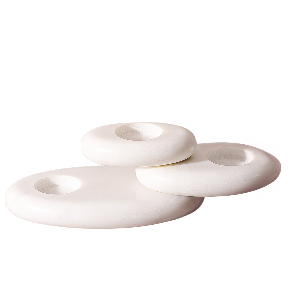 Portia Tiered Tealight Holder - White