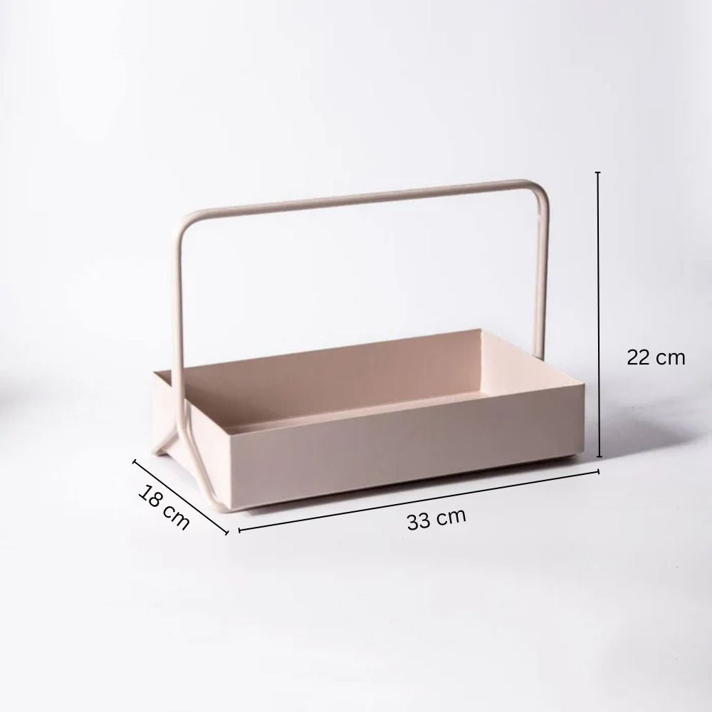 Posta Metal Caddy Large - Taupe