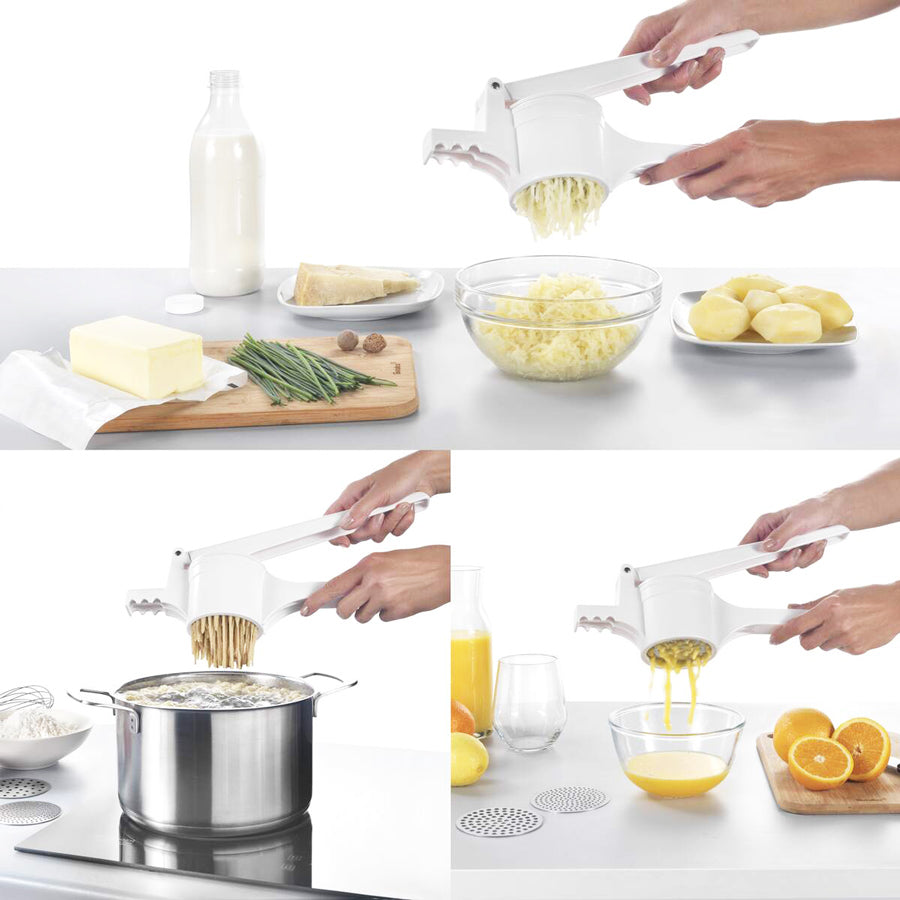 Pressy Vegetable Press - White