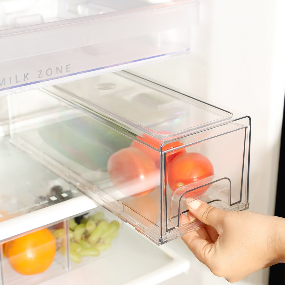 Pret Stackable Fridge Bin Medium - Smoke