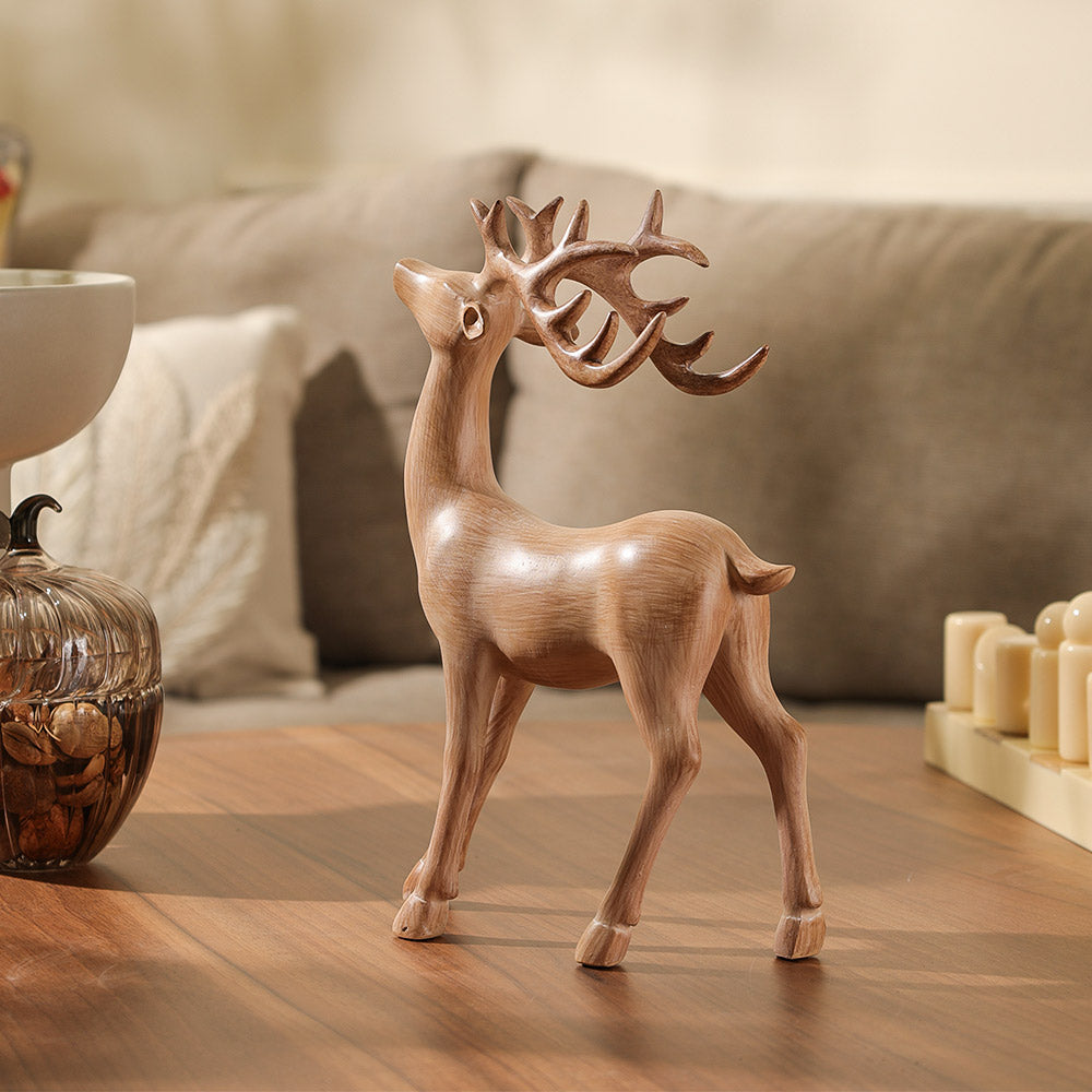 Proud Deer Sculpture Medium - Sand