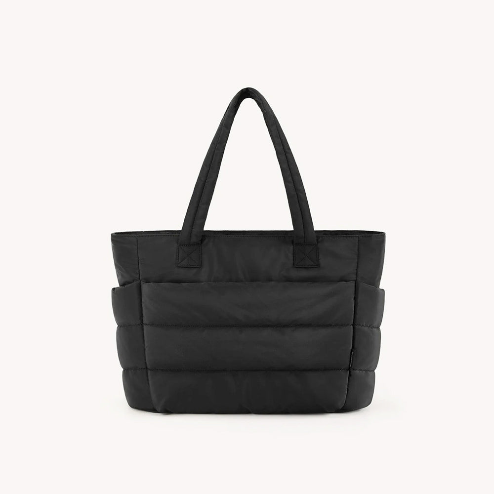Puffy Work Tote Bag - Black