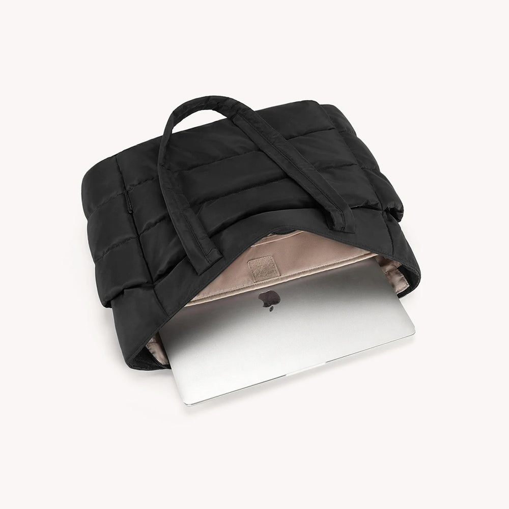 Puffy Work Tote Bag - Black