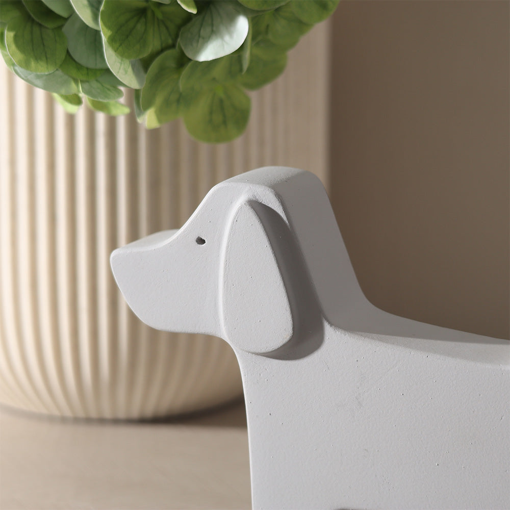 Puppy Concrete Accent - Light Grey