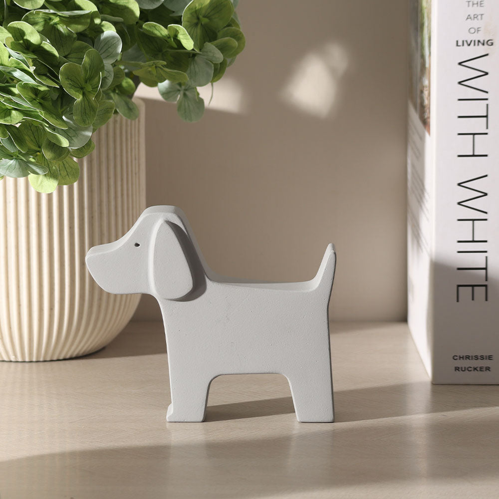Puppy Concrete Accent - Light Grey