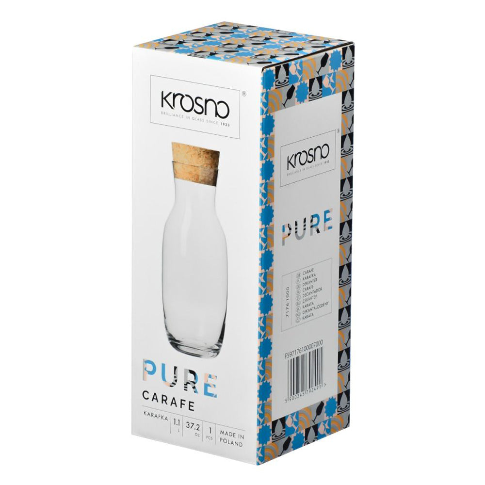 Pure Carafe with Cork Lid 1100ml