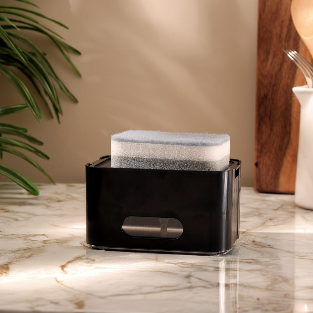 Purex Soap Dispensing Sponge Holder - Black