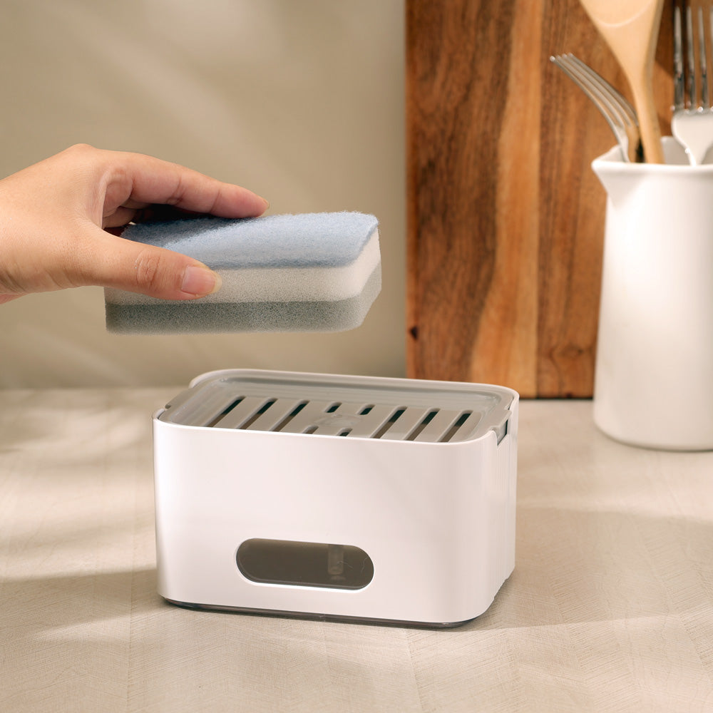 Purex Soap Dispensing Sponge Holder - White