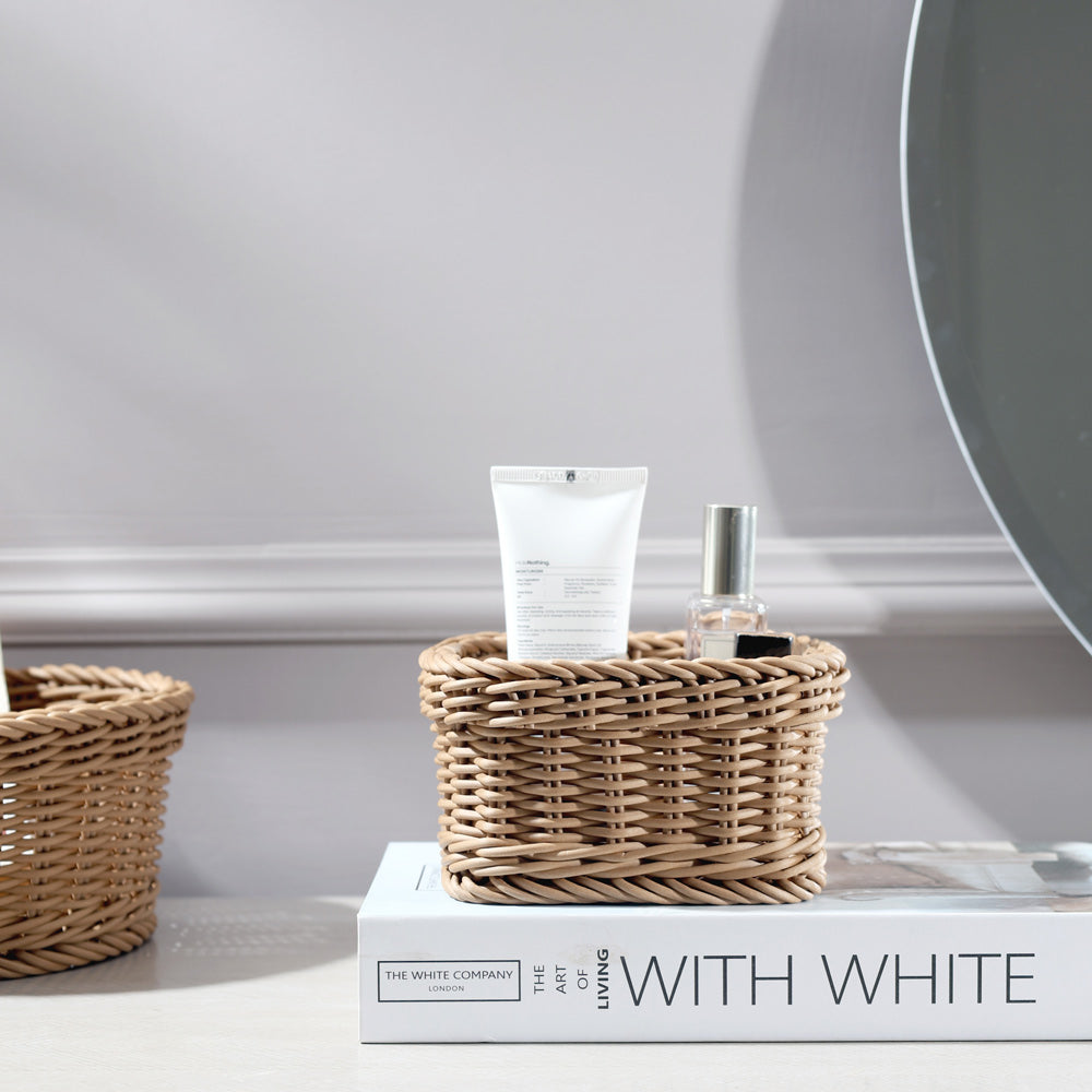 Quad Square Basket Mini - Khaki