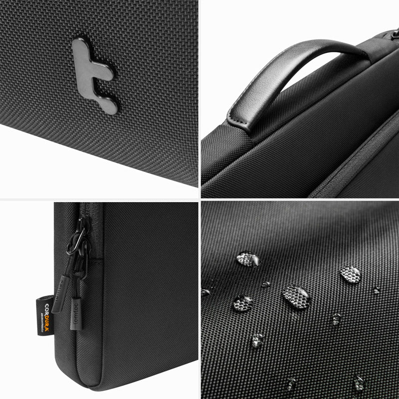 Defender A14 Premium Laptop Briefcase - Black 12 to 13 Inch