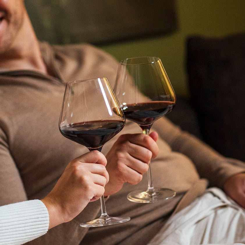 Quatrophil Burgundy Glasses 710ml, Set of 2