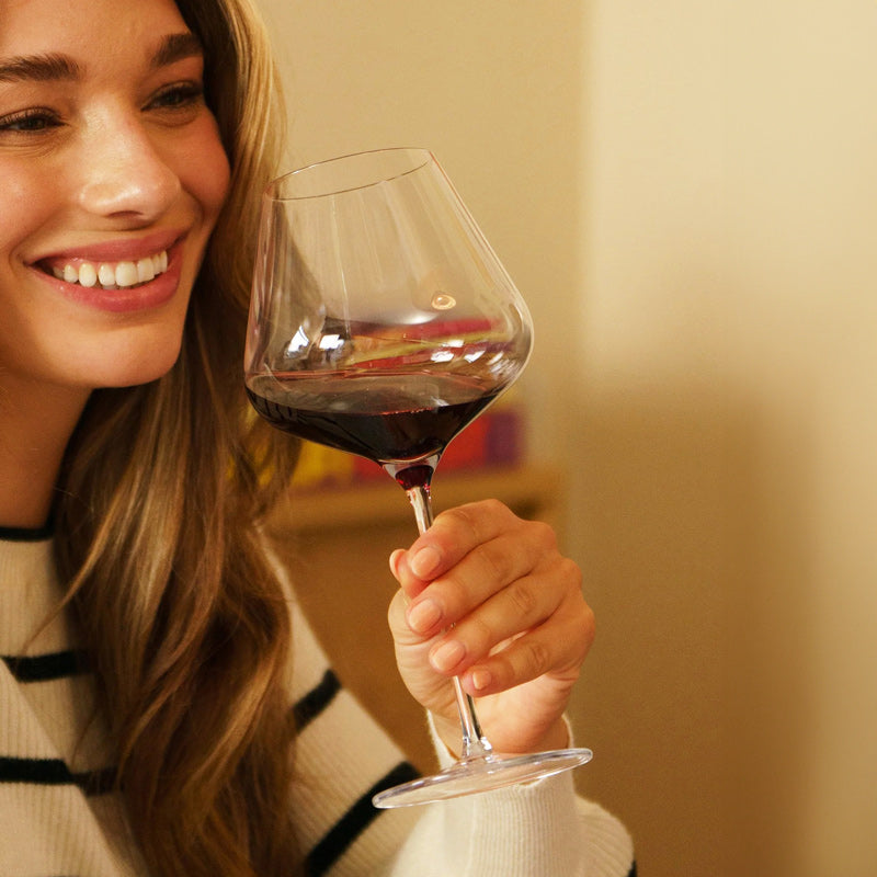 Quatrophil Burgundy Glasses 710ml, Set of 2