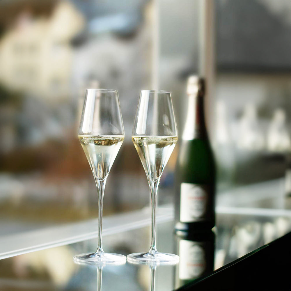 Quatrophil Champagne Glasses 290 ml, Set of 6