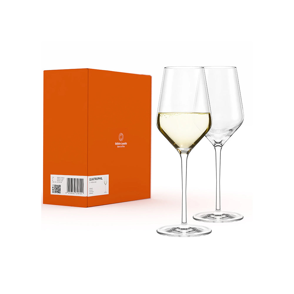 Quatrophil White Wine Glasses 405ml, Set of 2