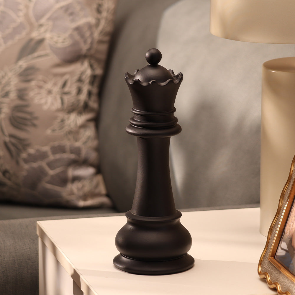 Oros Queen Decorative Sculpture - Matte Black