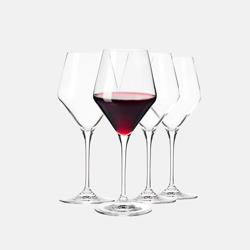 Ray Red Wine Glasses 375ml, Set of 4
