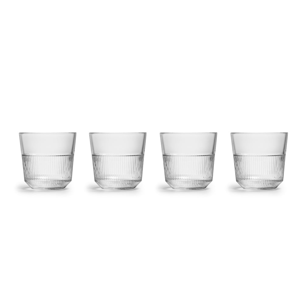 Rayo Everyday Tumblers 260ml, Set of 4