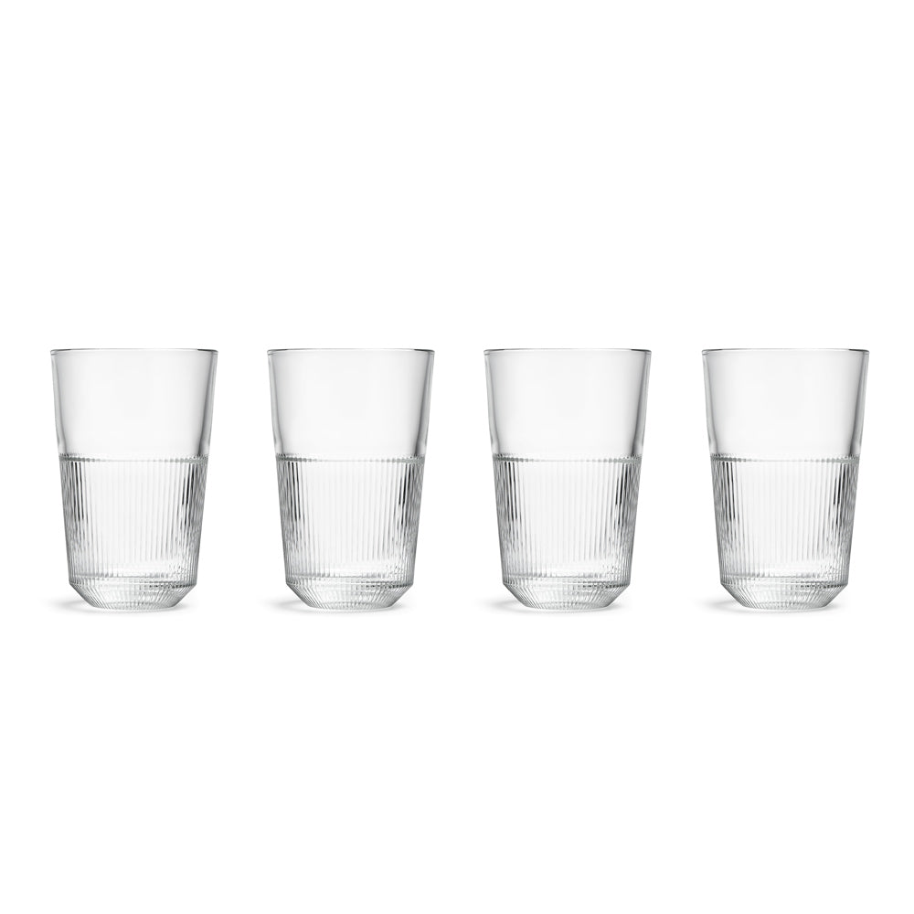 Rayo Longdrink Glasses 360ml, Set of 4