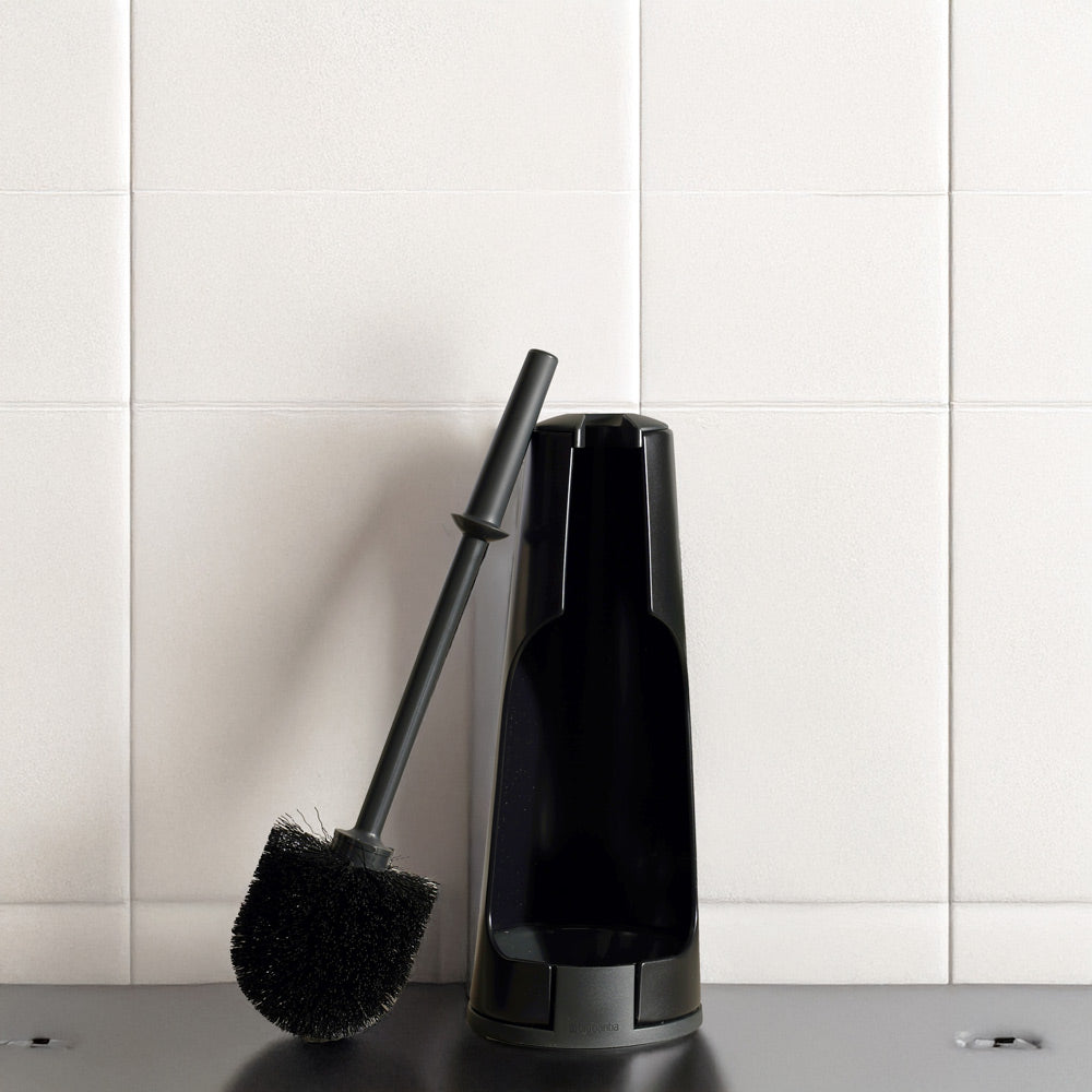 ReNew Toilet Brush and Holder - Matte Black