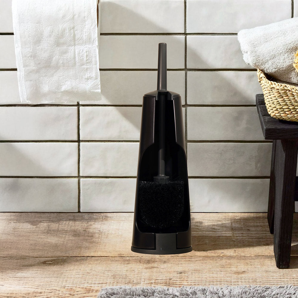 ReNew Toilet Brush and Holder - Matte Black