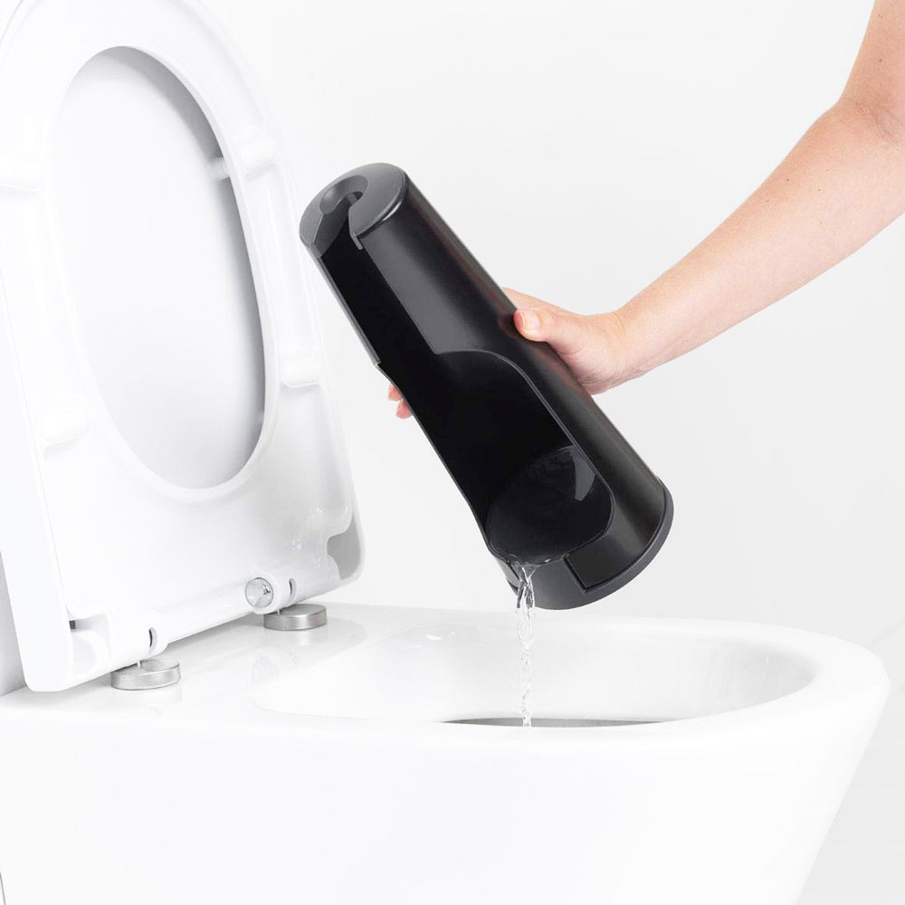 ReNew Toilet Brush and Holder - Matte Black