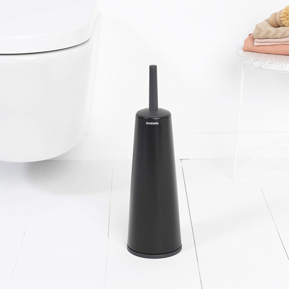 ReNew Toilet Brush and Holder - Matte Black