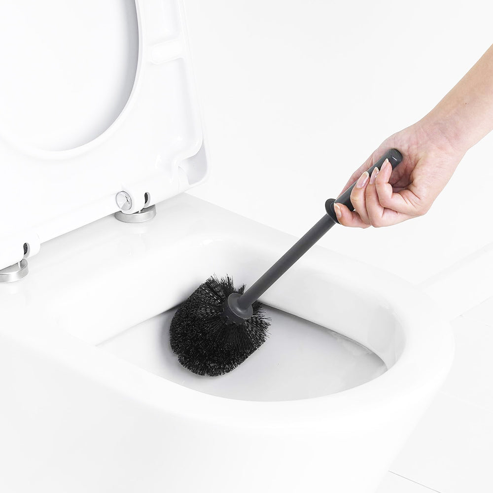 ReNew Toilet Brush and Holder - Matte Black