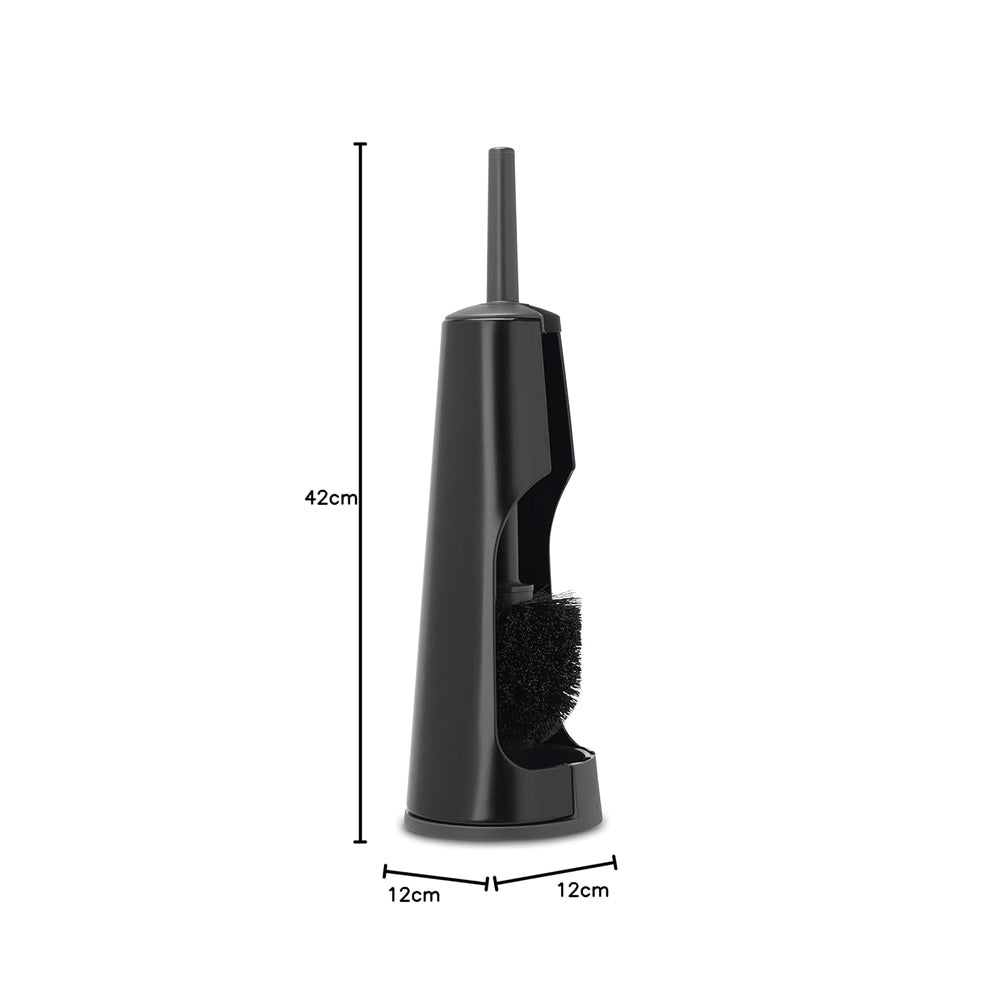 ReNew Toilet Brush and Holder - Matte Black