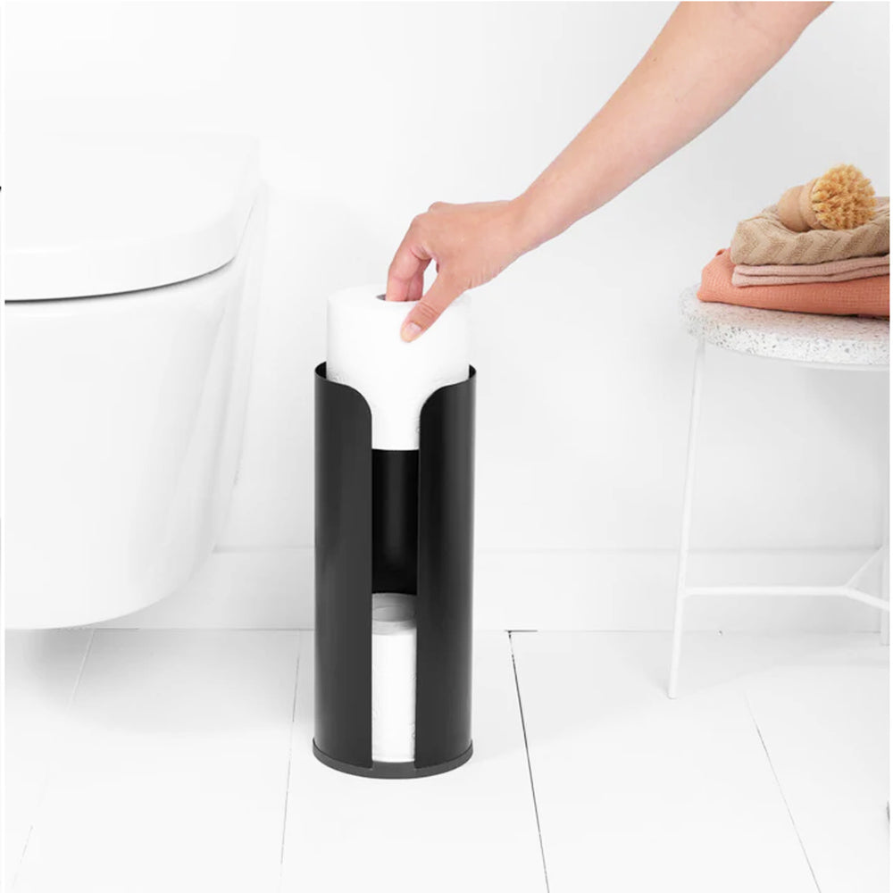 ReNew Toilet Roll Holder - Matte Black