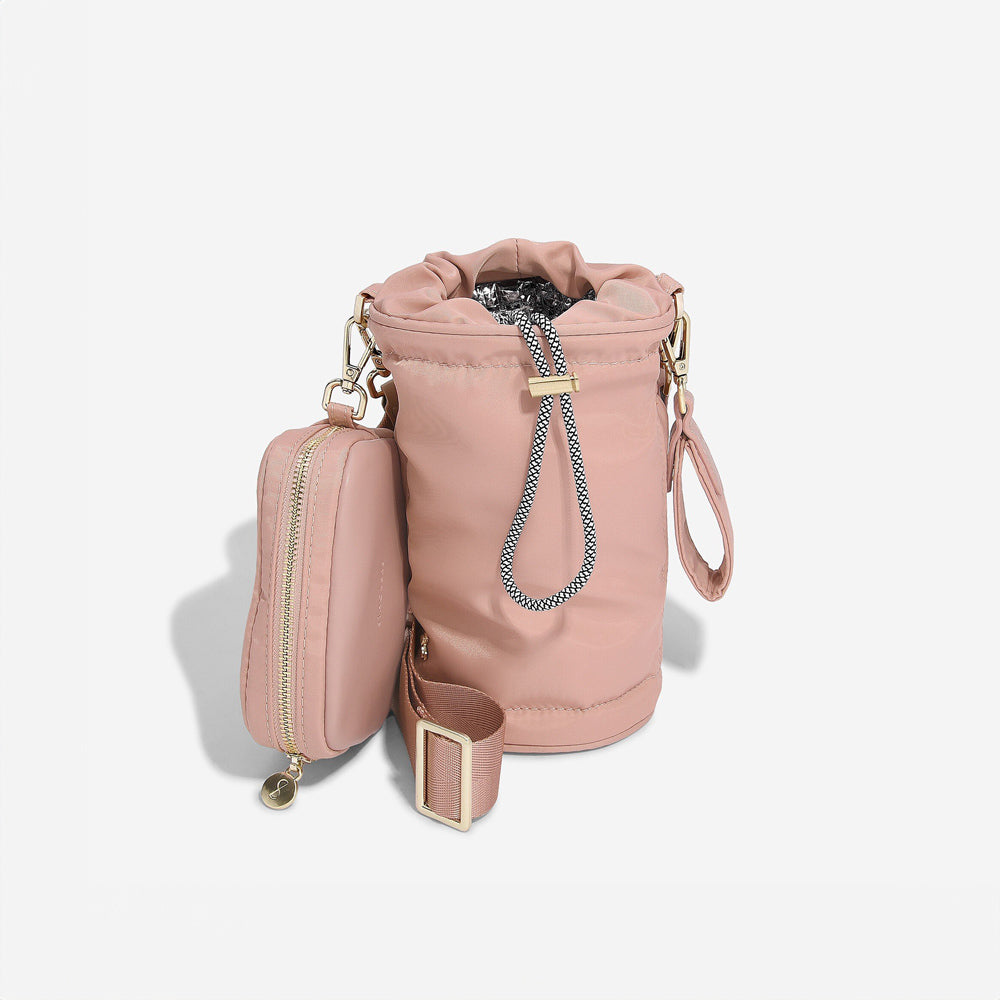 Recycled Nylon Bottle Sling Bag Set - Pink