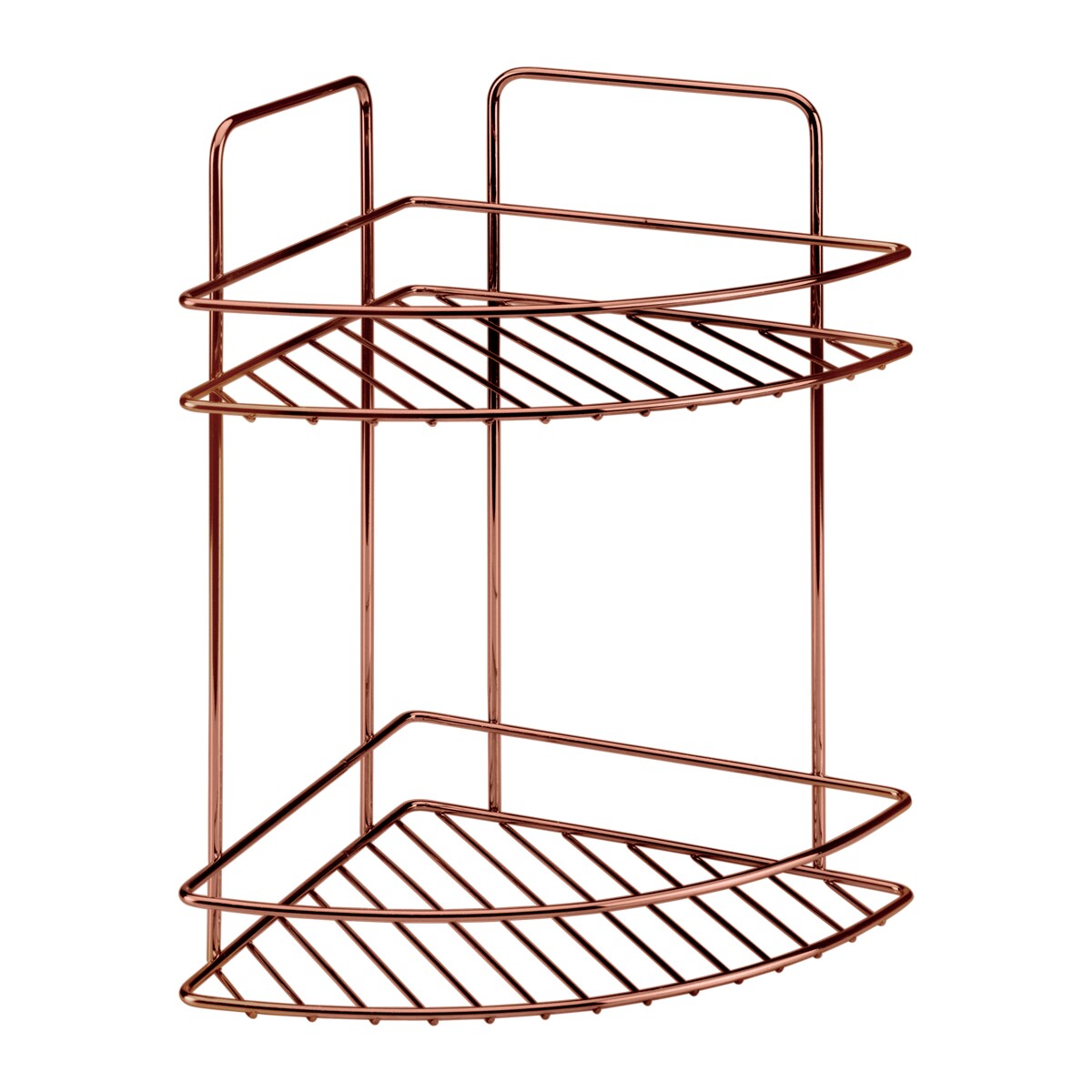 Reflex 2-Tier Corner Shelf - Copper