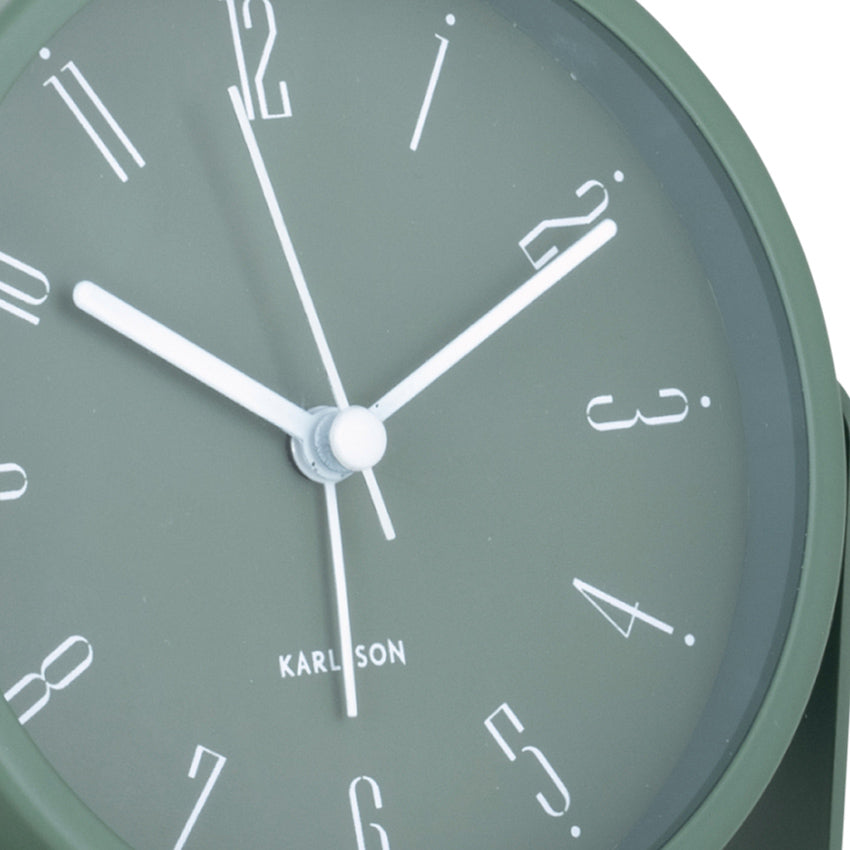 Regal Numbers Alarm Clock - Jungle Green