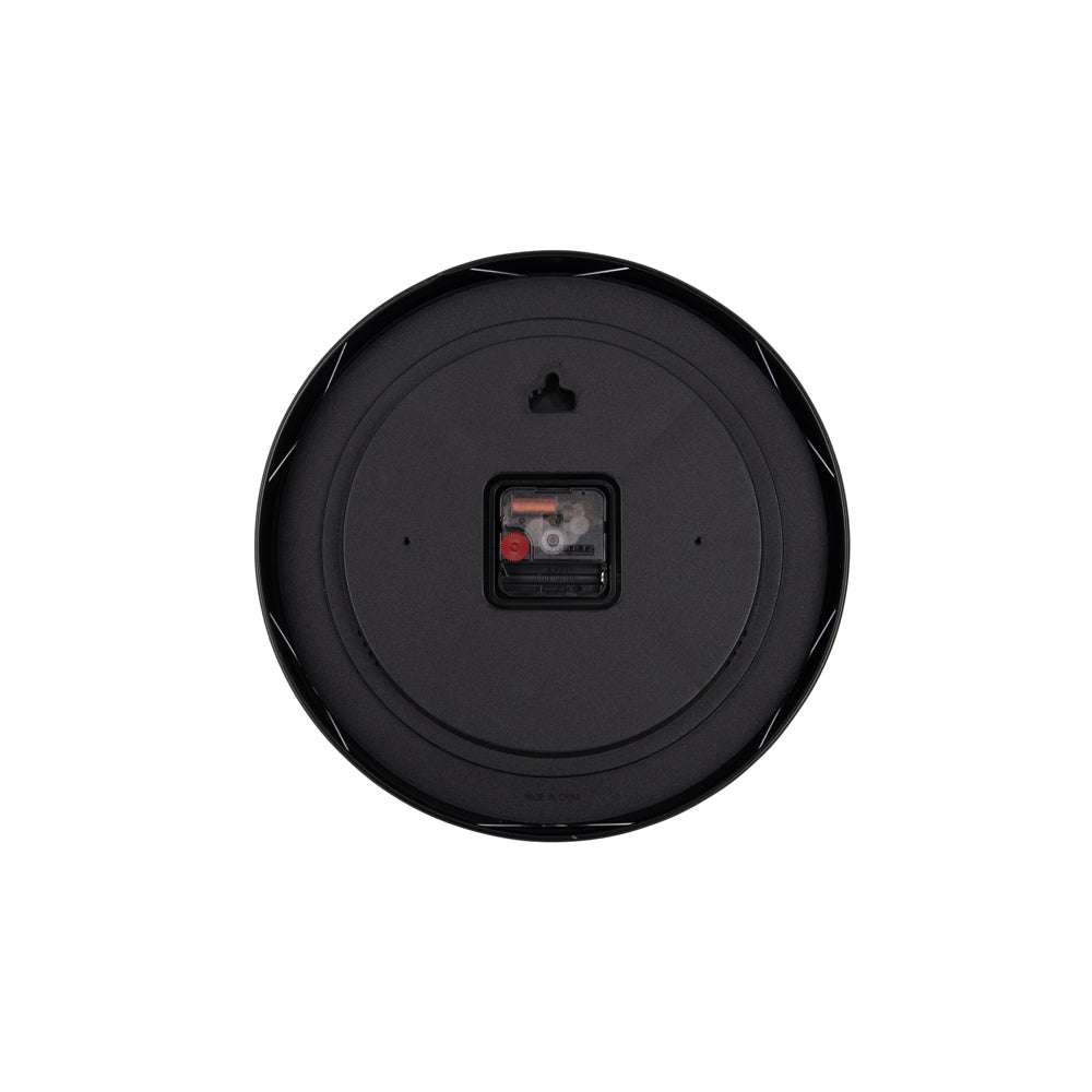 Regal Numbers Wall Clock 30cm - Black
