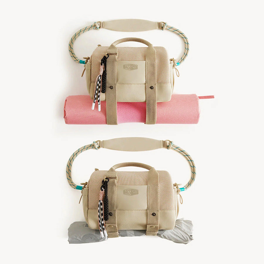 Reiki Classic Mini Duffel Bag - Beige